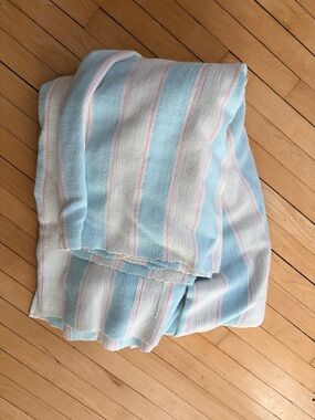 Large handmade Spanish wool blanket